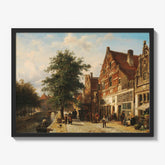 The Zuiderhavendijk, Enkhuizen by Cornelis Springer - thumbnail_1_bf_66fc1cf48213847b6f35791f